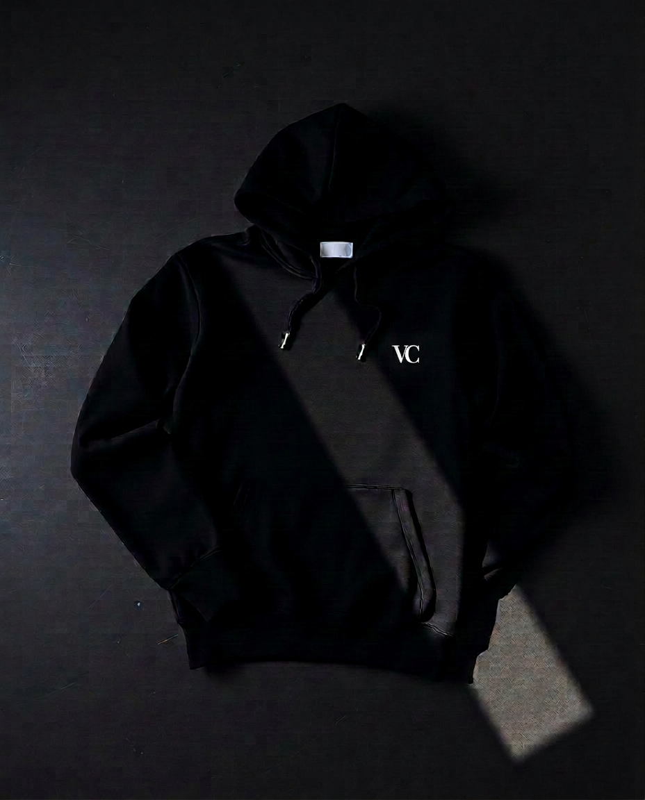 Kore Hoodie — Heavyweight training hoodie with a disciplined silhouette.