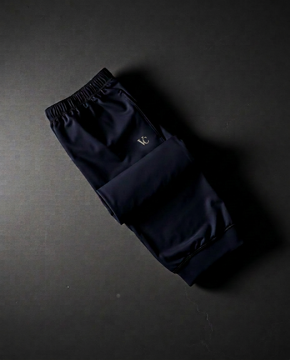 Voima Joggers — Tapered training-to-street jogger in four-way stretch twill.