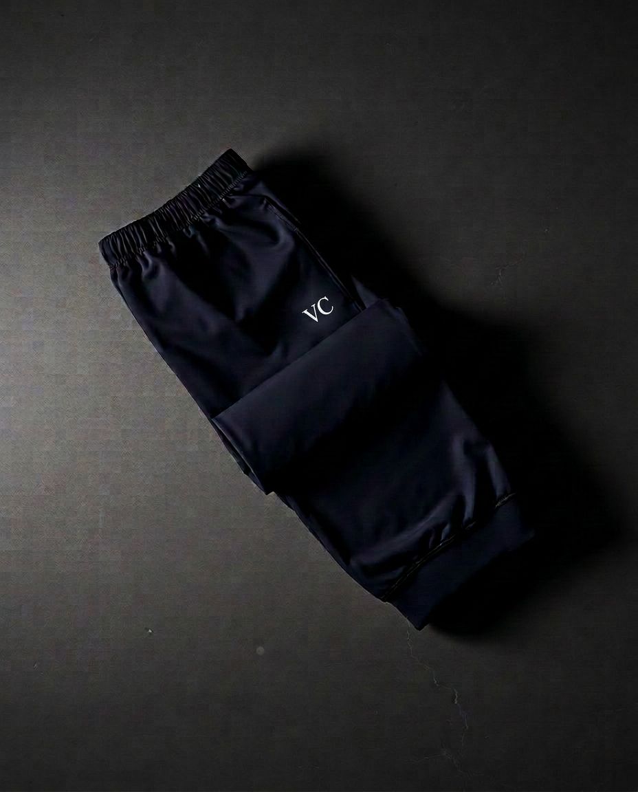 Voima Joggers — Tapered training-to-street jogger in four-way stretch twill.