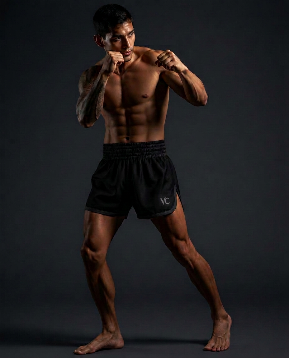 Muay Thai Shorts — Traditional cut Muay Thai shorts in a modern fabric.