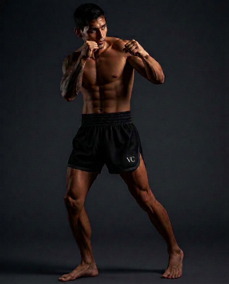 Muay Thai Shorts — Traditional cut Muay Thai shorts in a modern fabric.