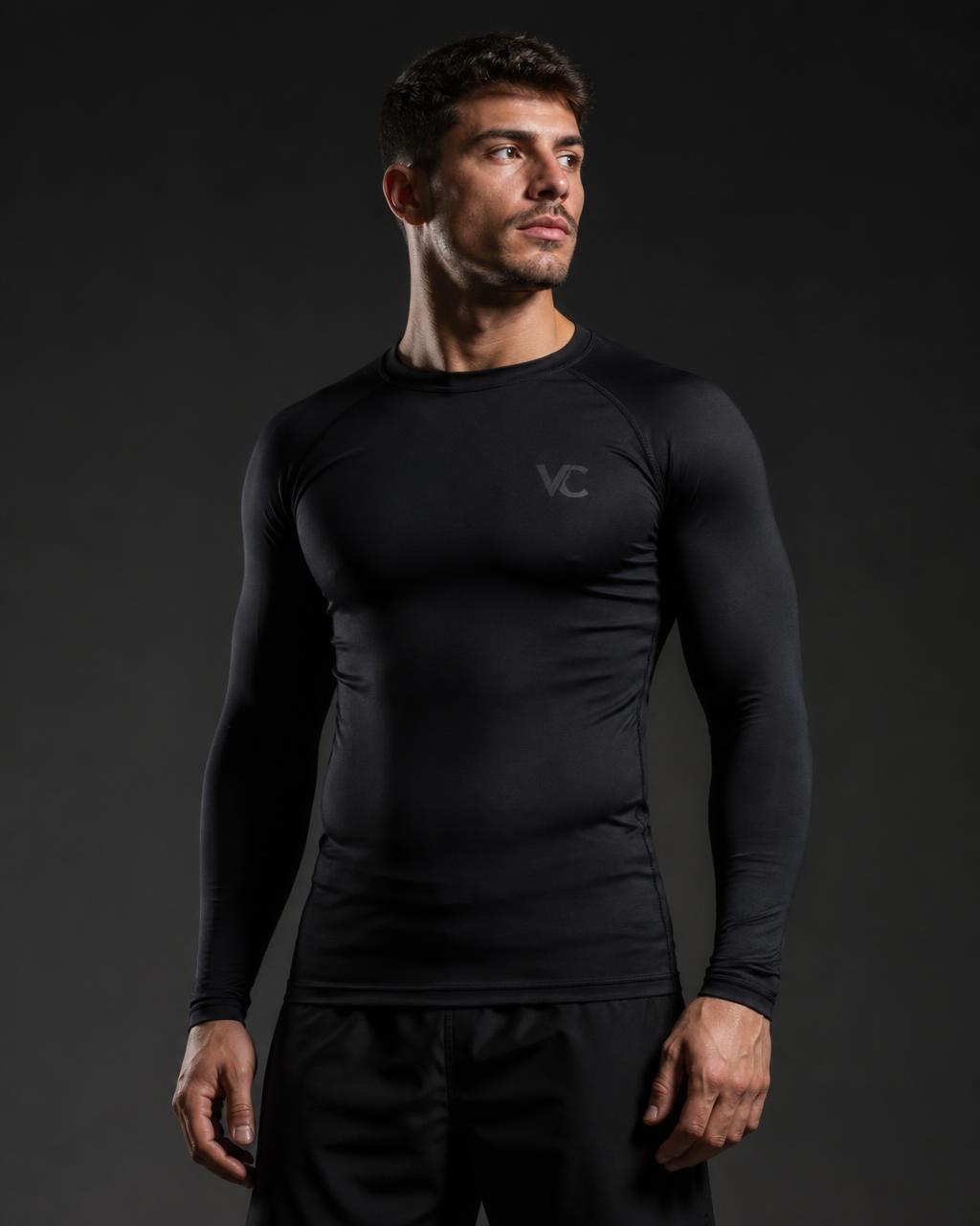 No-Gi Long Sleeve Rash Guard — Compression fit rash guard for no-gi grappling and MMA training.